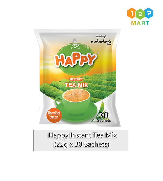 Happy Instant Tea Mix 
( 22g x 30 Sachets) x 20 Pack