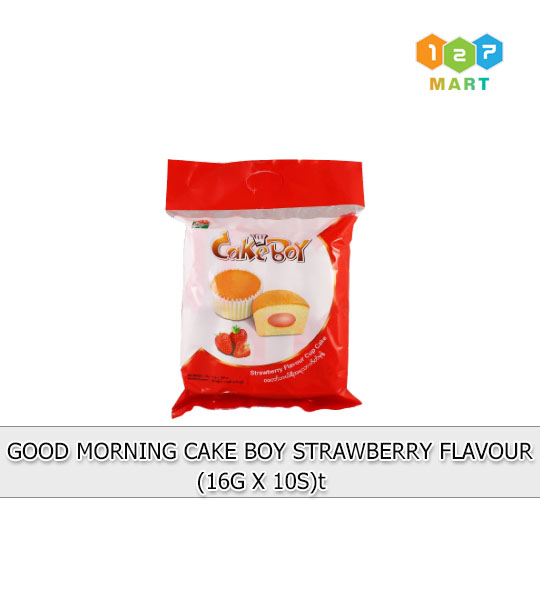 GOOD MORNING CAKE BOY STRAWBERRY FLAVOUtR - 16G X 10S