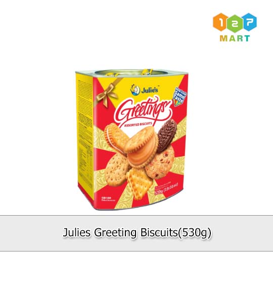 JULIES GREETING BISCUITS (530G )