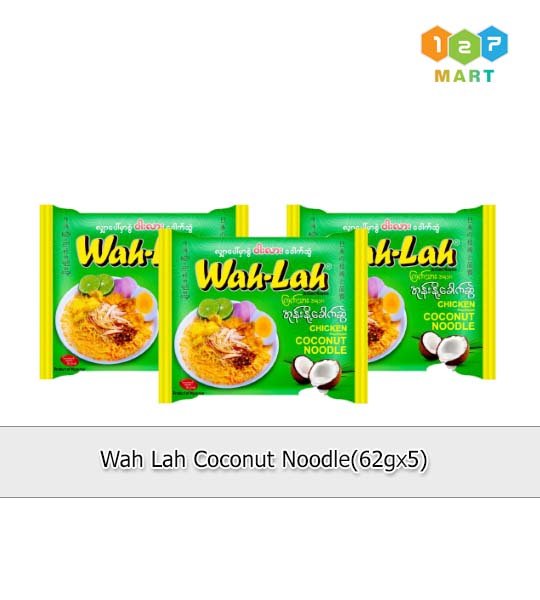 WAH -LAH COCONUT NOODLE (62G X 30Pcs)