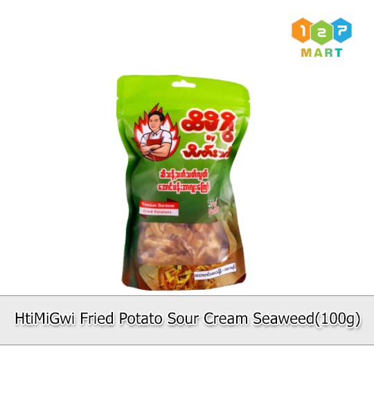 Hti Mi Gwi Fried Potato Sour Cream Seaweed (100G) x 10's