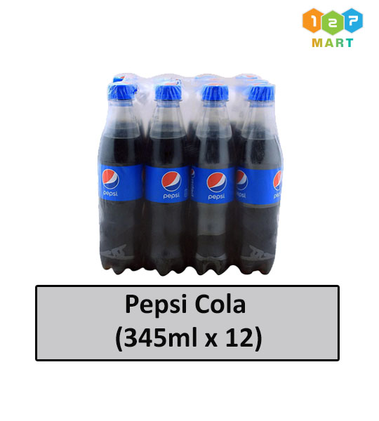 Pepsi Cola 
(345ml x 12 Bottles)