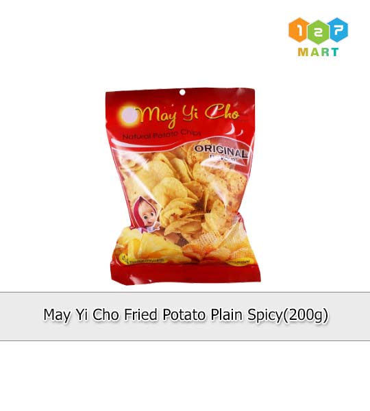 May Ye Cho Fried Potato Plain 200G (Spicy)