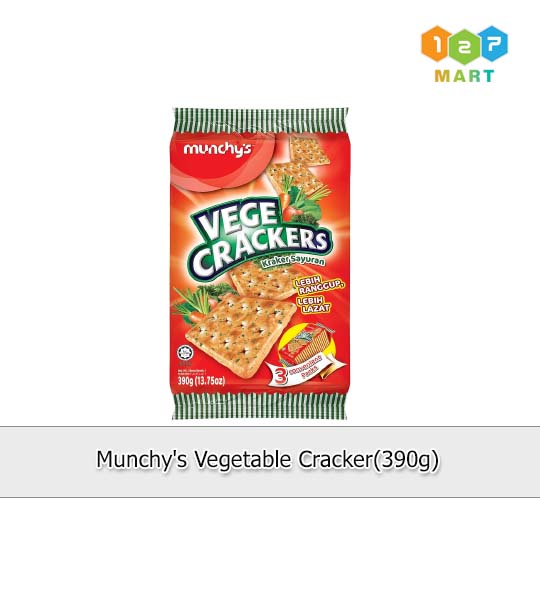 MUNCHY'S VEGETABLE CRACKER (390G) x 12 Pcs
