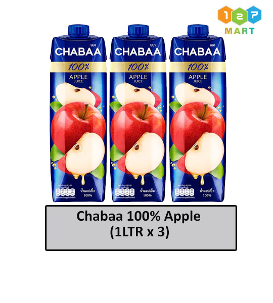 Chabaa 100% Apple(1Litre x 3)