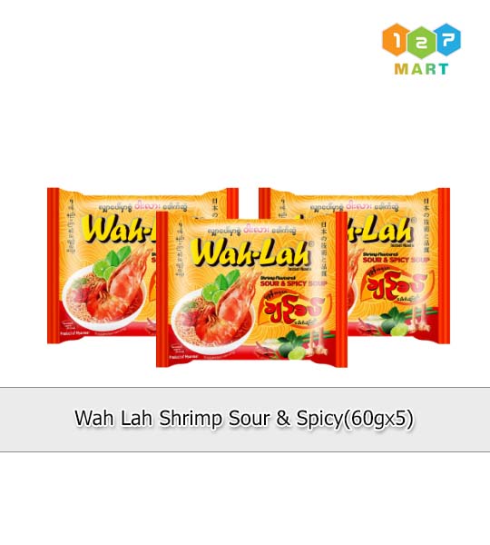 WAH -LAH SHRIMP SOUR & SPICY (60G X 30pcs)