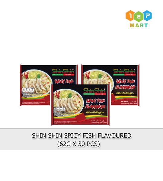 SHIN SHIN SPICY FISH FLAVOURED (62G X 30 PCS)