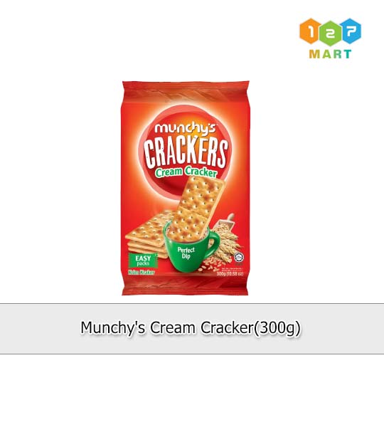 MUNCHY'S CREAM CRACKER (300G) x 12 Pcs
