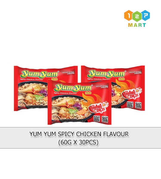 YUM YUM SPICY CHICKEN FLAVOUR (60G X 30PCS)