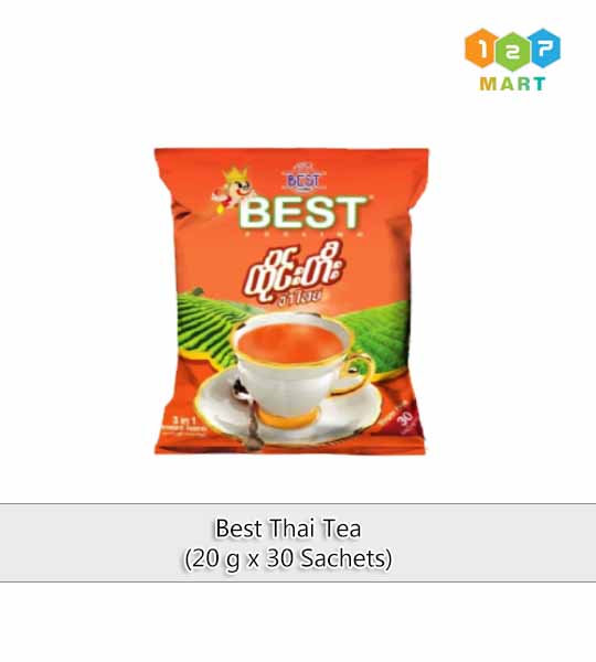 Best Thai Tea 
( 20g x 30 Sachets ) x 30 Packs
