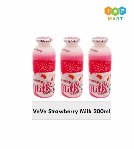 Ve Ve Milk Strawberry ( 200ml x 24 bottles)