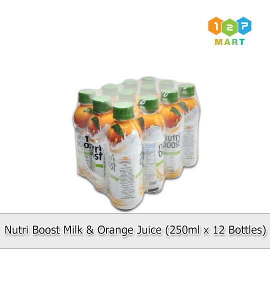 Nutri Boost Milk & Orange Juice (250ml x 12 Bottles)