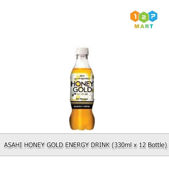 ASAHI HONEY GOLD ENERGY DRINK (330ml x 12 Bottle)