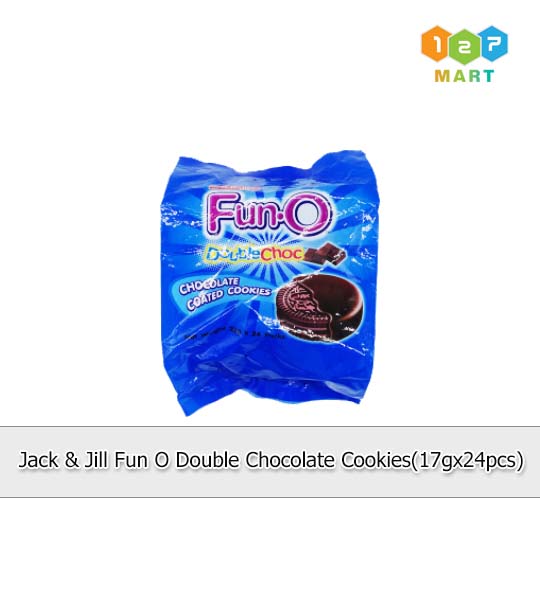 JACK & JILL FUN O DOUBLE CHOCO COOKIES (17G X 24PCS)