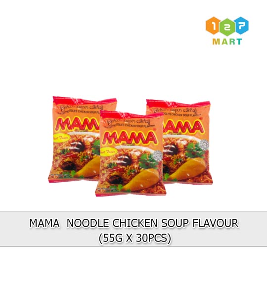 MAMA  NOODLE CHICKEN SOUP FLAVOUR (55G X 30PCS)