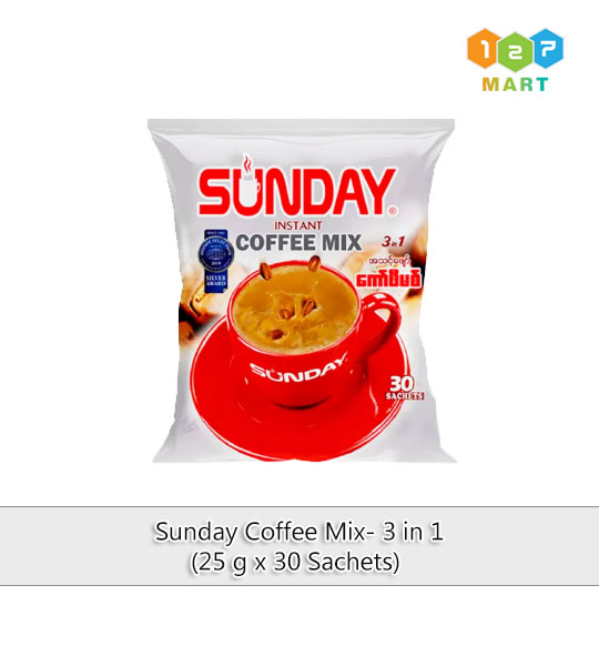 Sunday Coffee Mix 
(25g x 30 Sachets ) x 20 Packs