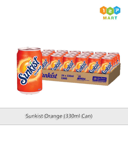 Sunkist Orange 
(330ml x 24Cans)