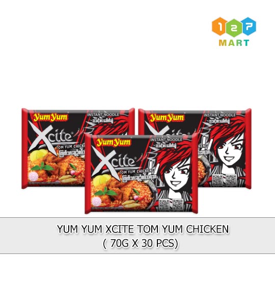 YUM YUM XCITE TOM YUM CHICKEN ( 70G X 30 PCS)