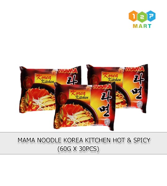 MAMA NOODLE KOREA KITCHEN HOT & SPICY (60G X 30PCS)